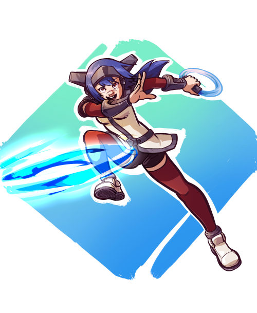 Today’s heroine is Lea from Crosscode by Radical Fish Game.