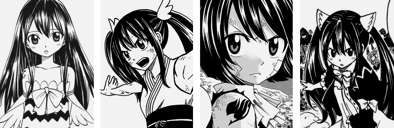 dancewiththesnowwhite:  fairy tail  character evolution 