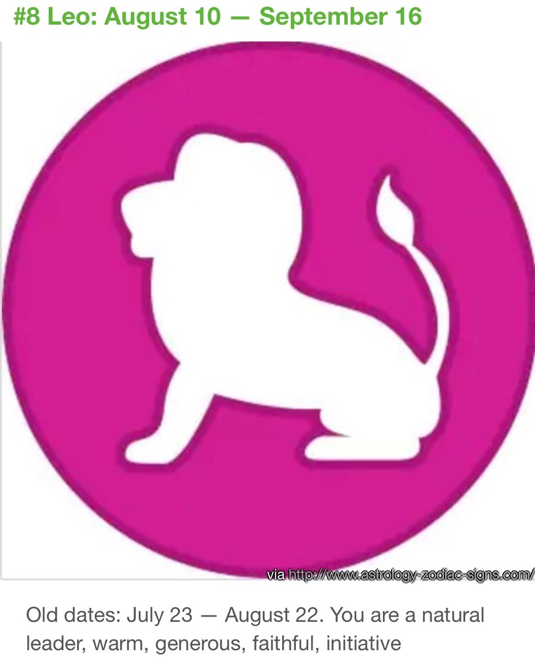 Zodiacs have changed