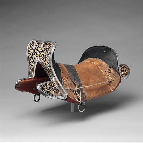 Saddle (gser sga)Date: 17th–18th centuryCulture: Eastern Tibetan or Chinese for the Tibetan marketMe