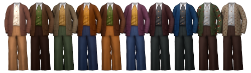 its-adrienpastel:  Papercut Outfit · Base Game CompatibleMale (Teen - Elder)30 swatches 