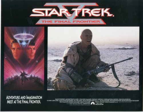 William Shatner, Leonard Nimoy and DeForest Kelley in “Star Trek V: The Final Frontier”  (1989)    l