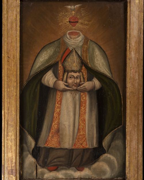 mosertone:San Dionysio, Unknown Artist, 18th Century, Colonial Museum / Santa Clara Museum, Bogota, 