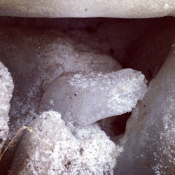 Ice Cave. #Winter #Frozen #Ice #Cold #Instaphoto