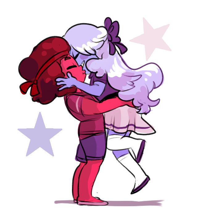 rupphireofficial:     mooseman-draws: ruby and sapphire cause its been too long since