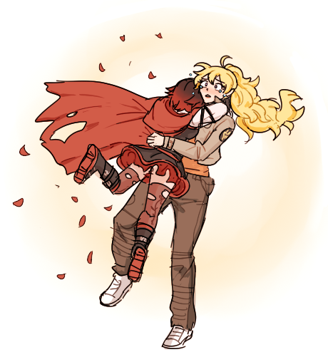 dashingicecream:  tiny + lazy rwby reunion doodles