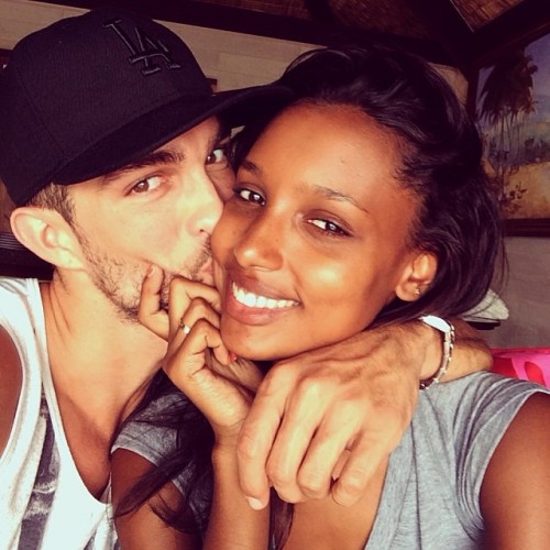 securelyinsecure:  Beautiful couple - Models Jasmine Tookes and Tobias Sorensen
