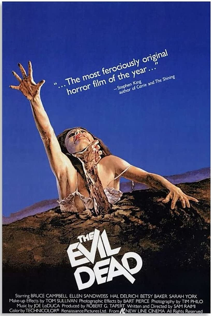 <p>Sam Raimi’s <i>The Evil Dead</i> (1981) poster</p>