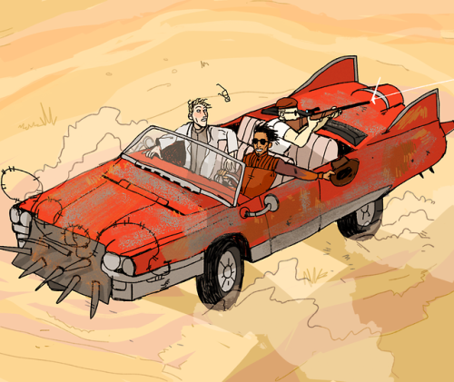 capn-maes-art:Well, my baby drove off in a brand-new Cadillac!