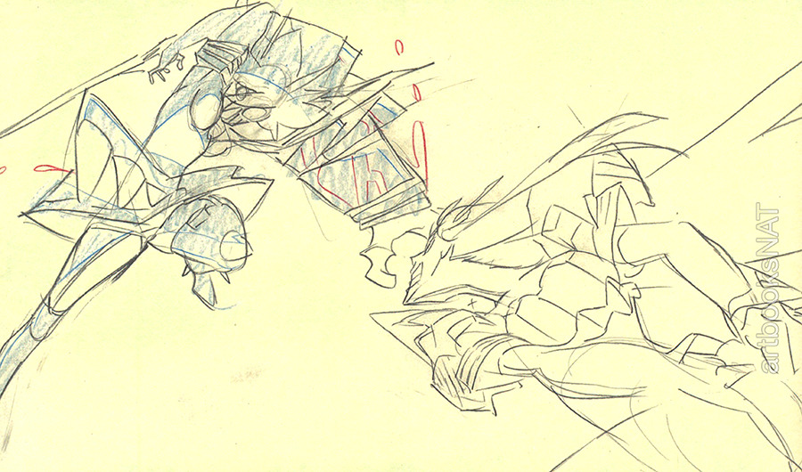 artbooksnat:  Character designer Sushio’s original animation drawings of Berserk