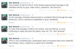 Rosalarian:  Gailsimone:  Dee-Lirious: The Preeminent Gail Simone Of Our Time  One’s