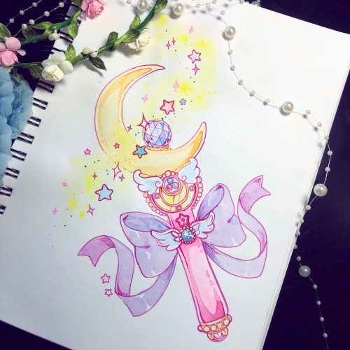 faerytale-wings: all of my Sailor Moon Inktober pieces from 2019 :) I really wanted to color these, 