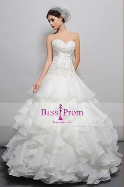 weddingdress2014:  Chapel Train Ball Gown