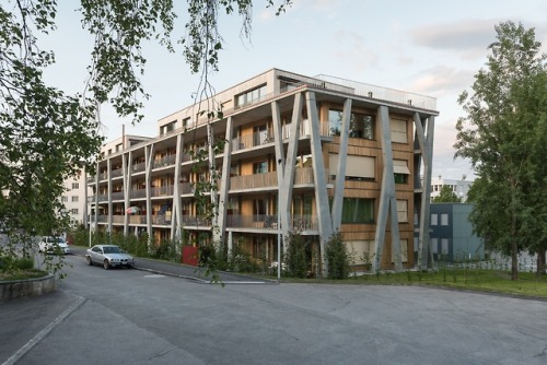 subtilitas: Halle 58 Architekten - Arborea Sägemattstrasse apartments, Köniz 2016. Photos © Christin