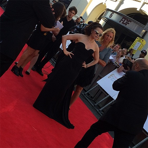 hbc-carmencitaa7:  madam-mills:  Helena Bonham Carter at the BAFTA TV Awards 2014! (x)  SHE’S VERY V