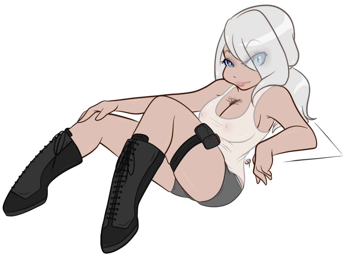 A commission for KingUggi of his character, BrinjaBrinja is such a badass *w*But
