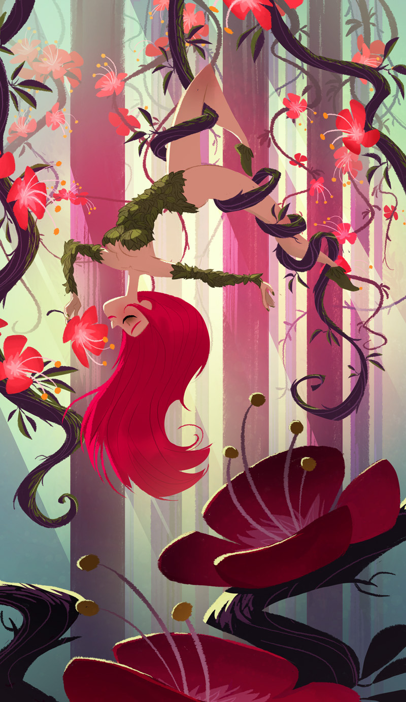 fhtagn-and-tentacles:POISON IVY by Guillaume “El Gunto” Poux  
