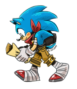 vivalaevil:  needsmoarhedgehog:  Based on some of the stuff seen in the Sonic Boom concept art. I don’t feel like there’s a problem with Sonic in trousers.  Look at this cutie. Look at him. I want to huggle him forever. 
