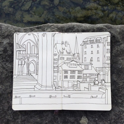 Sketching along the Limmat