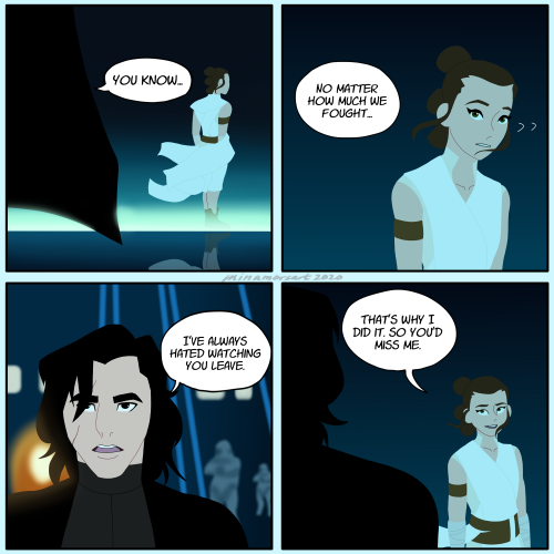 minamorsart: An alternate conversation between Ben and Rey on the Star Destroyer…