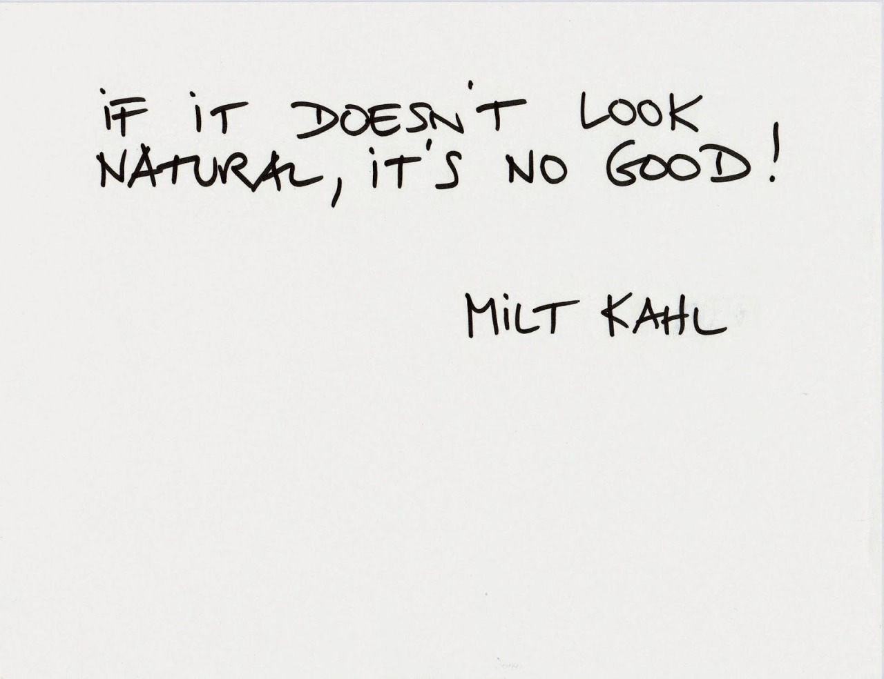 the-disney-elite:  Milt Kahl’s words of wisdom for aspiring animators. (x) Oh,