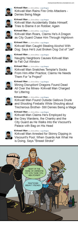 championsandheroes:Because let’s face it, if there is any meme Hawke embodies, it’s Florida Man. You