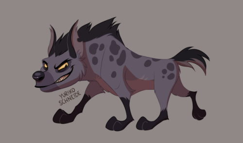 Watched the new ‘The Lion Guard’ episodes and some hyenas happened. Guess there’s even more to come 