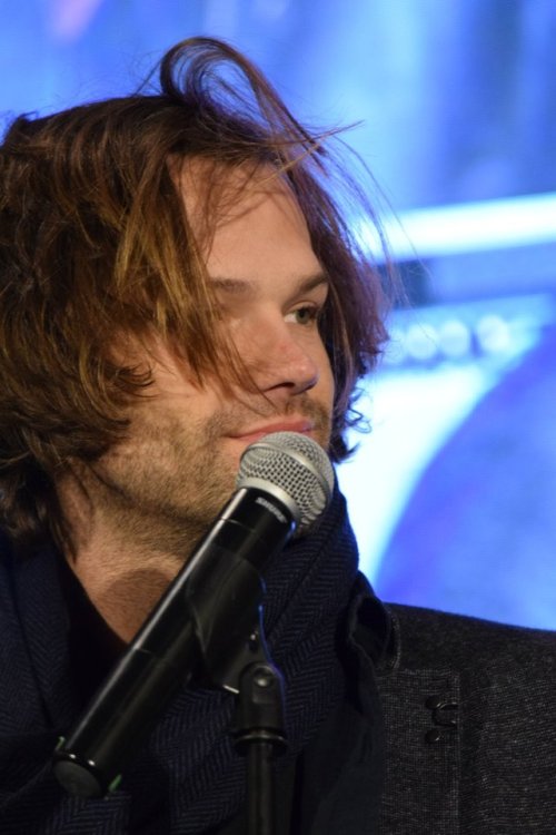 fandomismyspirit:He’s so fluffy!!!! SPN DC CON 2017 - J2 Gold Panel nothingnessjust