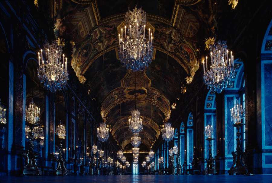 The Hall of Mirrors reflects the reign of the Sun King in Versailles, France, July