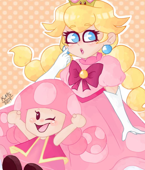 Peachette Drawing I Made For A Friends Birthday!