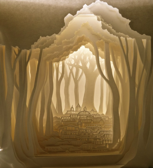 the terrific paper art of Ayumi Shibata 