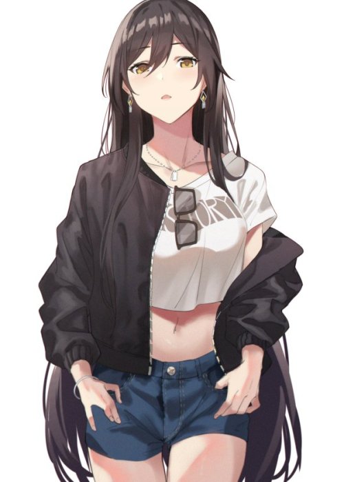 sayama-kun:  髪を下ろした白瀬ちゃん