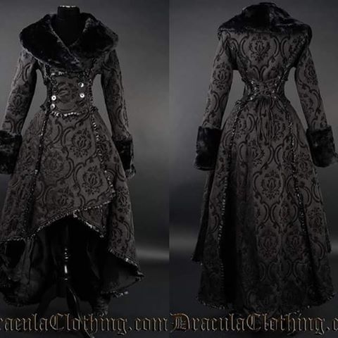 draculaclothing:#draculaclothing #brocade #coat #victorian