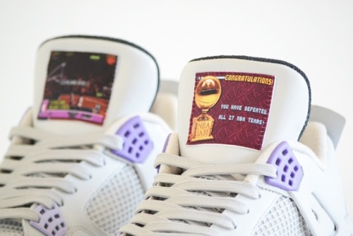 crispculture:Air Jordan 4 Custom SNES NBA Jam Sneakers by Freaker Sneaks