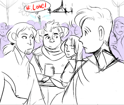jerseyartblog:“Fenris! We’re finally reunited!”“It would have happened soone