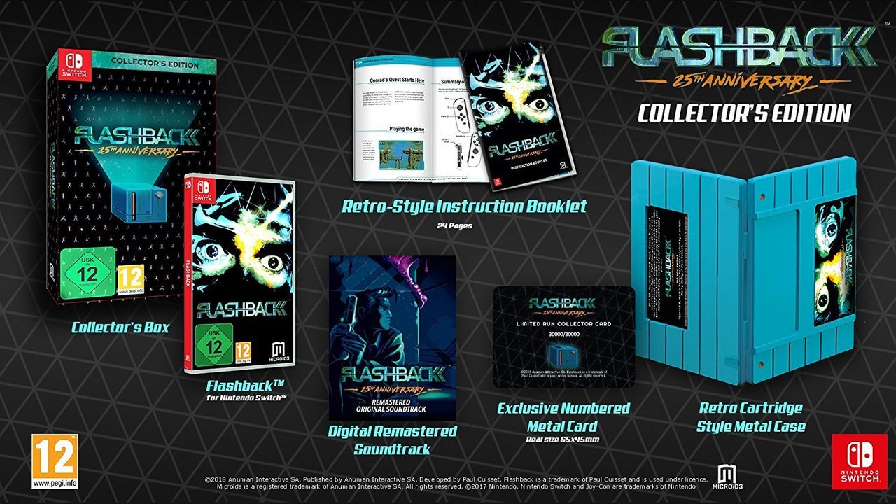 Preorder Flashback collector’s edition for Switch ⊟ I have too many memories tied to Flashback to resist this 25th Anniversary Collector’s Edition, so many years looking back at the “cinematic platformer” wishing I could experience something like it...