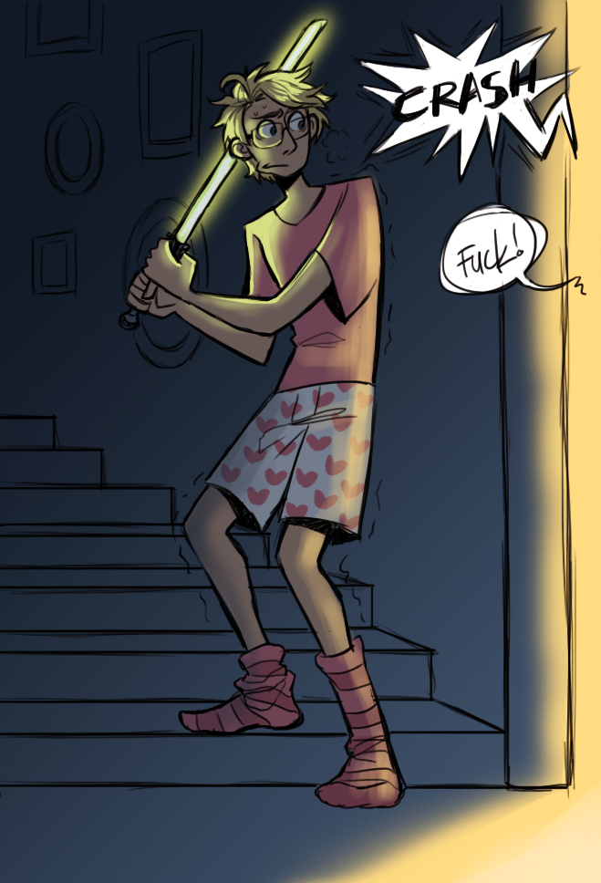 bluejamjarart:  Alfred F. Jones, in fact, owns a gun Alfred F. Jones, as it happens,