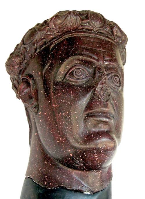 Emperor Galerius&rsquo; portrait head in porphyry, found from his palace in Felix Romuliana Source: 