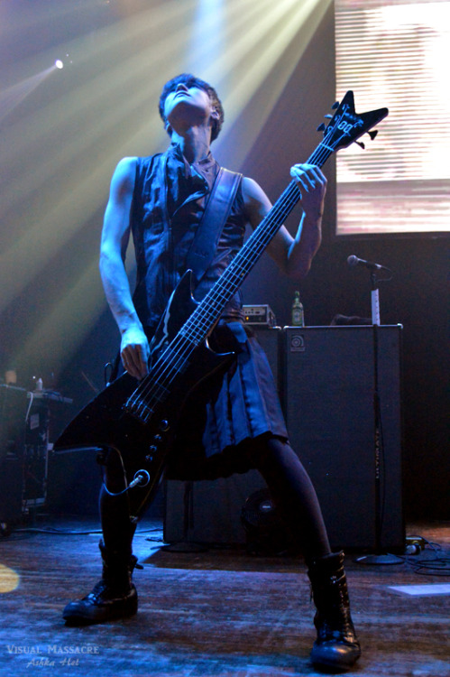 Toshiya of Dir en grey - Live in Chicago Photo by Ashka more at:© Visual Massacre