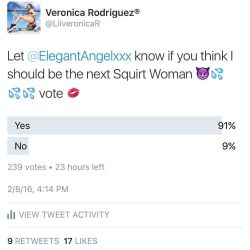 Go vote on my Twitter 😈😂 by teamvrod