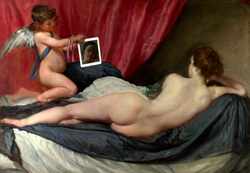 Based on : Rokeby venus by Diego Velázquez (1647–51).
ART X SMART Project by Kim Dong-kyu, 2013.