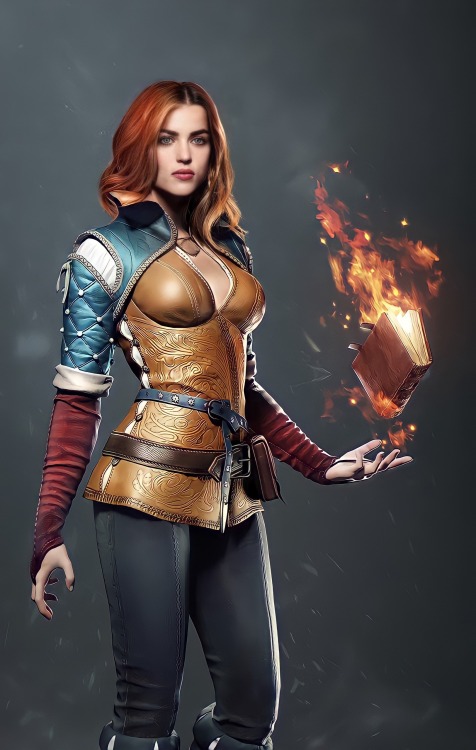 Starring Katie McGrath in Everything Part 5: The Witcher 3 Edition. 