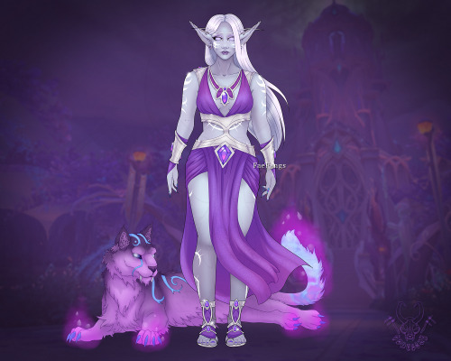 I finally finished a ref sheet for Sylerra. This would be before she joined Thalyssra and the rebell