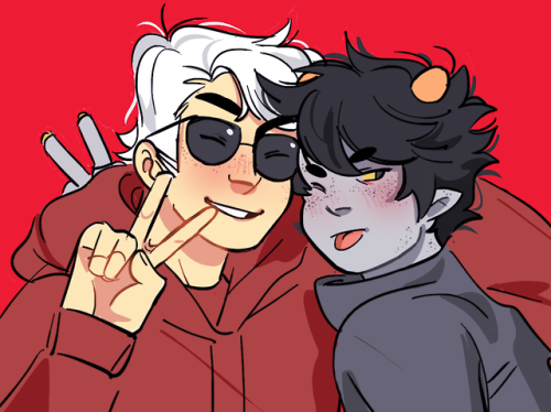 raptatta:my two close friends commissioned me some icons of davekittie but it also doubled as a birt