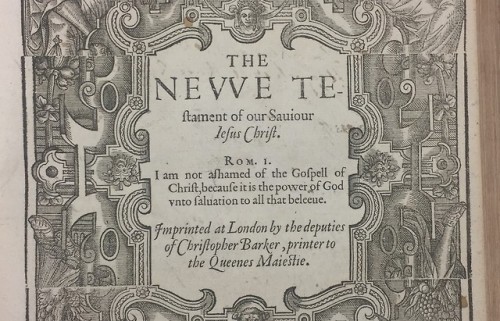 You had one job &hellip;In late 1587, Christopher Barker (ca. 1529-1599) - printer to Queen Eliz