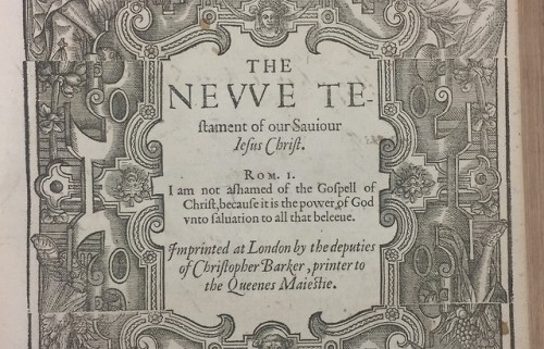 You had one job …In late 1587, Christopher Barker (ca. 1529-1599) - printer to Queen Elizabet