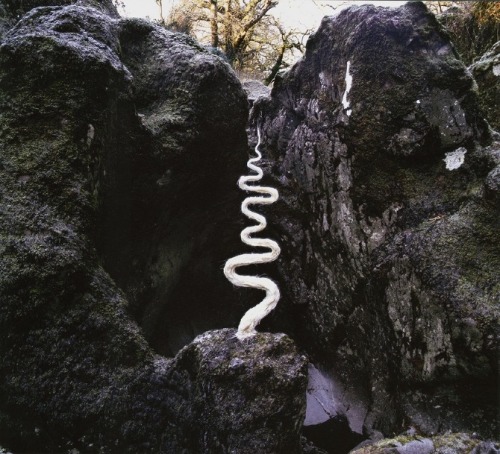 lunchbreakloveletters:asylum-art:Natural sculptures by Andy Goldsworth “Andy Goldsworthy is an extra