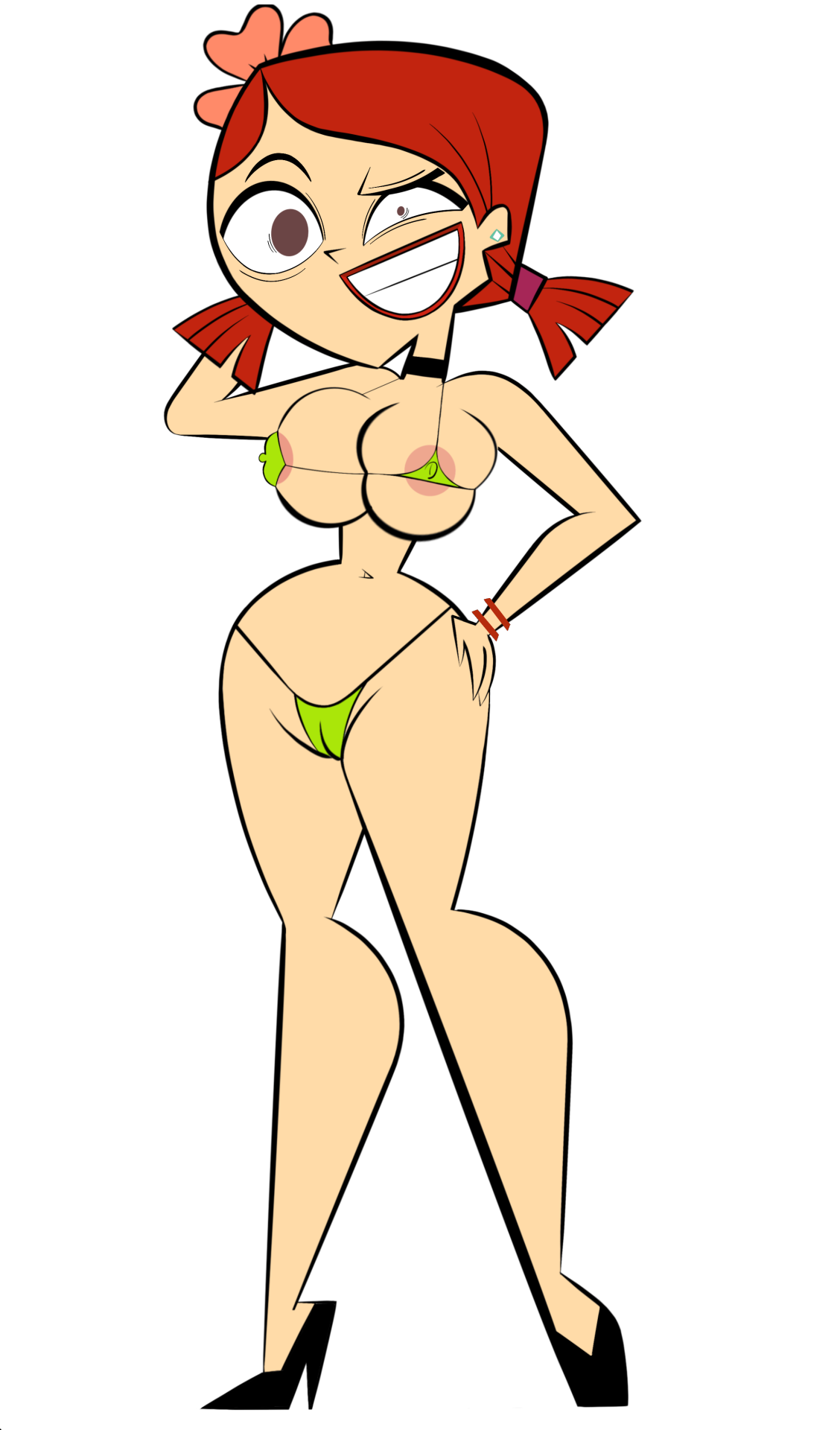 ck-xxx-stuff:  Commission: Zoey’s Tight Swimsuit by CK-Draws-Stuff  commission