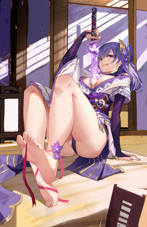 xsirboss:   雷电将军 独自在https://www.pixiv.net/artworks/93397739