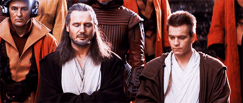 belinsky:peppermonster:the two most unimpressed Jedi in the galaxy. Everyone was surprised, and Qui-